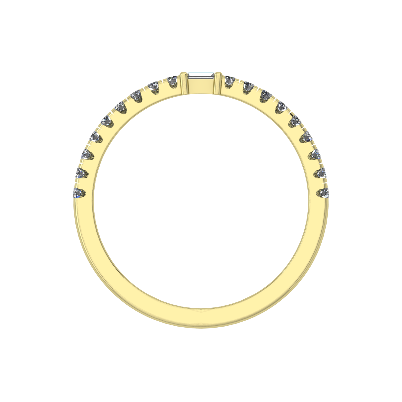 DIAMOND BANDS & STACKABLES HALFWAY  STACKABLE  RINGS & BANDS
